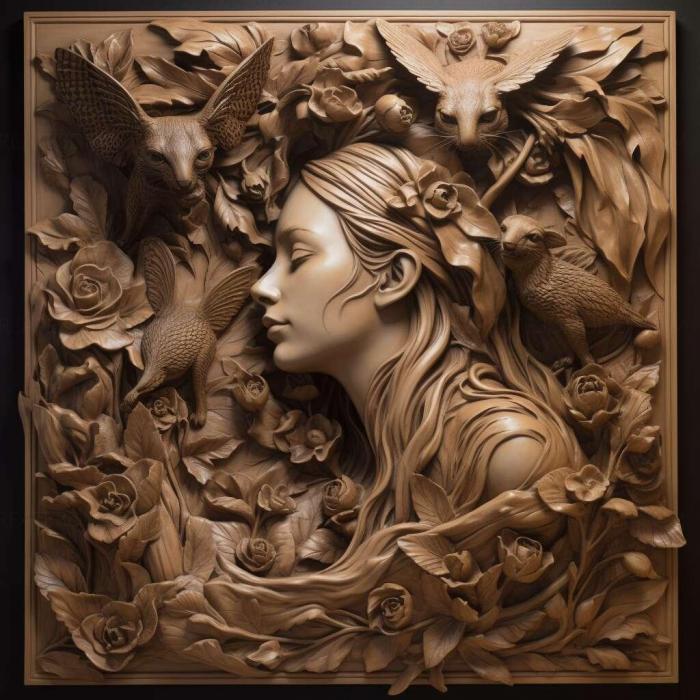 نموذج ثلاثي الأبعاد لآلة CNC 3D Art 